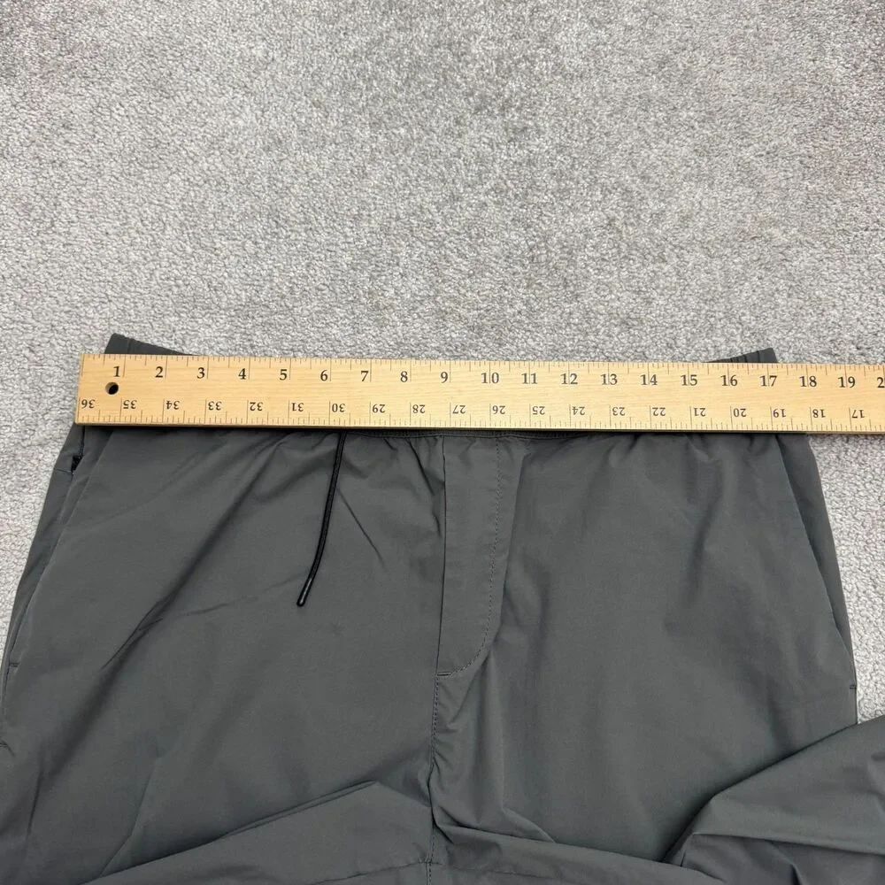 Banana Republic Slim Solotex Performance Stretch Jogger Pants Mens L Steel Grey